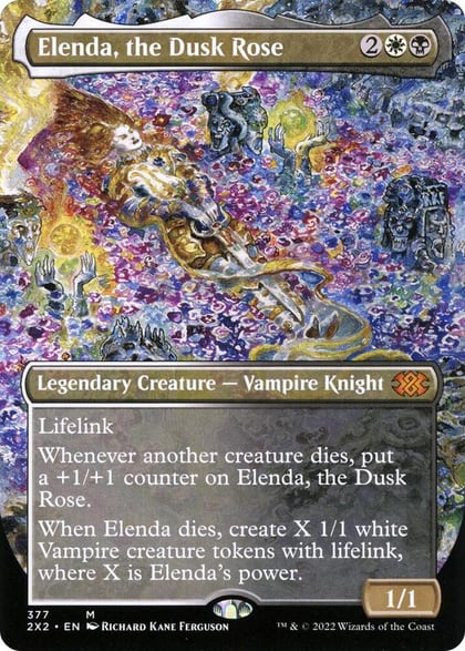 Elenda, the Dusk Rose (Borderless), Double Masters 2022 377