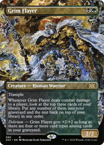 Grim Flayer (Borderless), Double Masters 2022 380