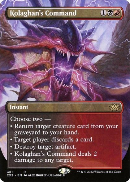 Kolaghan's Command (Borderless), Double Masters 2022 381
