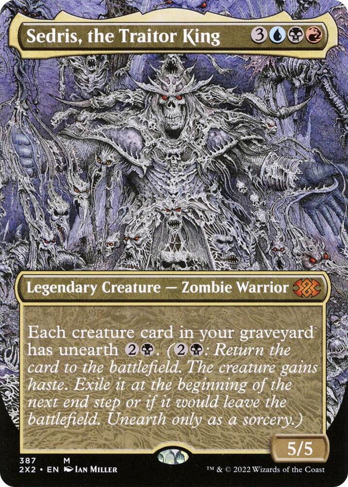 Sedris, the Traitor King (Borderless), Double Masters 2022 387