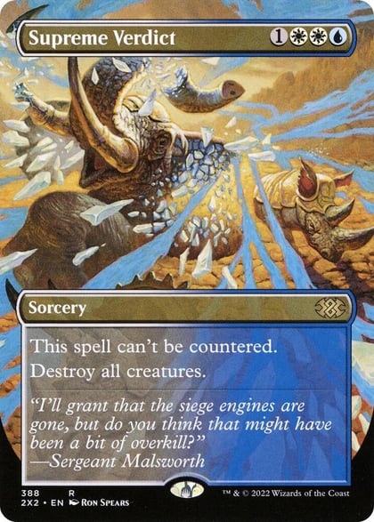 Supreme Verdict (Borderless), Double Masters 2022 388