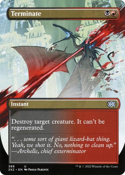 Terminate (Borderless), Double Masters 2022 389