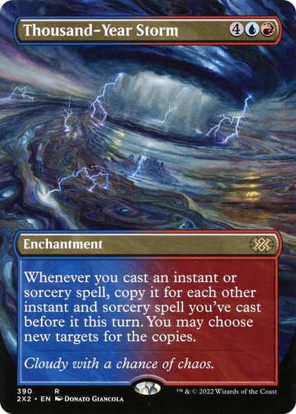 Thousand-Year Storm (Borderless), Double Masters 2022 390