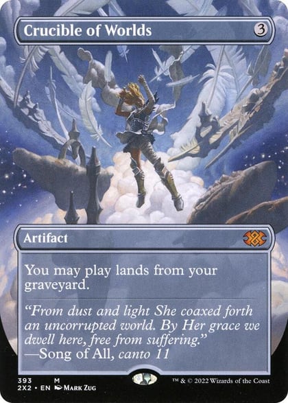 Crucible of Worlds (Borderless), Double Masters 2022 393