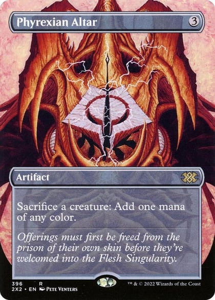 Phyrexian Altar (Borderless), Double Masters 2022 396