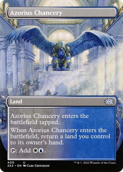 Azorius Chancery (Borderless), Double Masters 2022 400