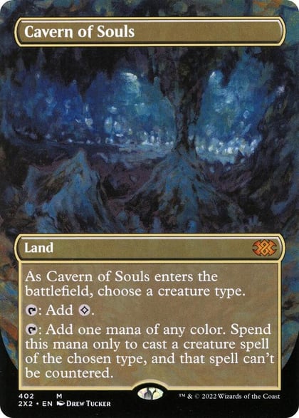 Cavern of Souls (Borderless), Double Masters 2022 402