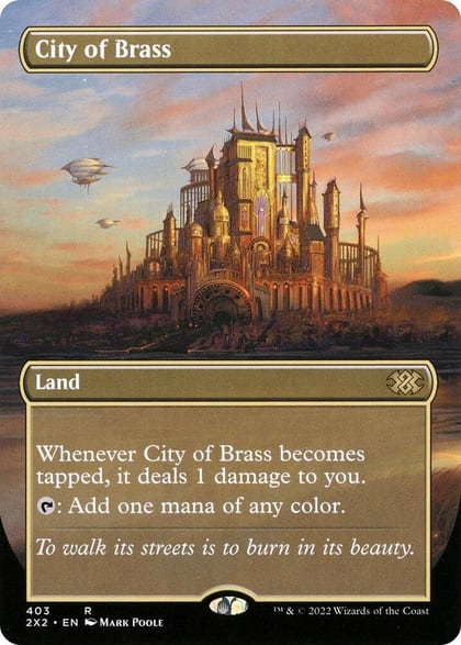 City of Brass (Borderless), Double Masters 2022 403