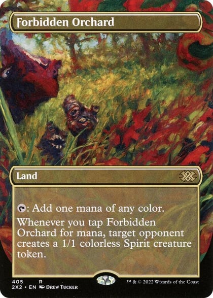 Forbidden Orchard (Borderless), Double Masters 2022 405
