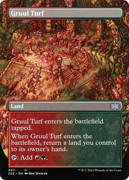 Gruul Turf (Borderless), Double Masters 2022 407