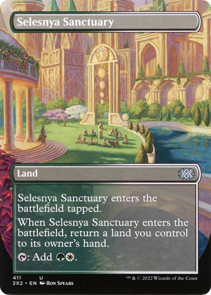 Selesnya Sanctuary (Borderless), Double Masters 2022 411