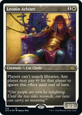 Leonin Arbiter (Foil Etched), Double Masters 2022 418