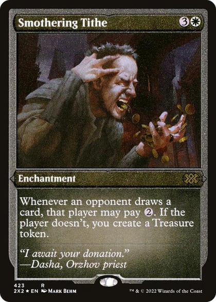 Smothering Tithe (Foil Etched), Double Masters 2022 423