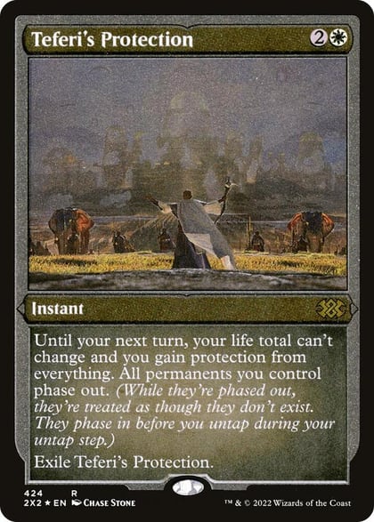 Teferi's Protection (Foil Etched), Double Masters 2022 424