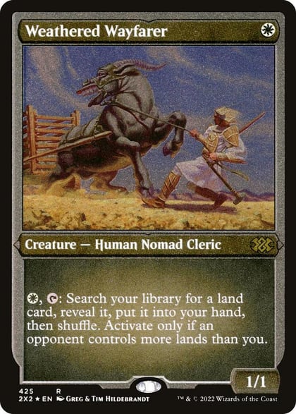 Weathered Wayfarer (Foil Etched), Double Masters 2022 425