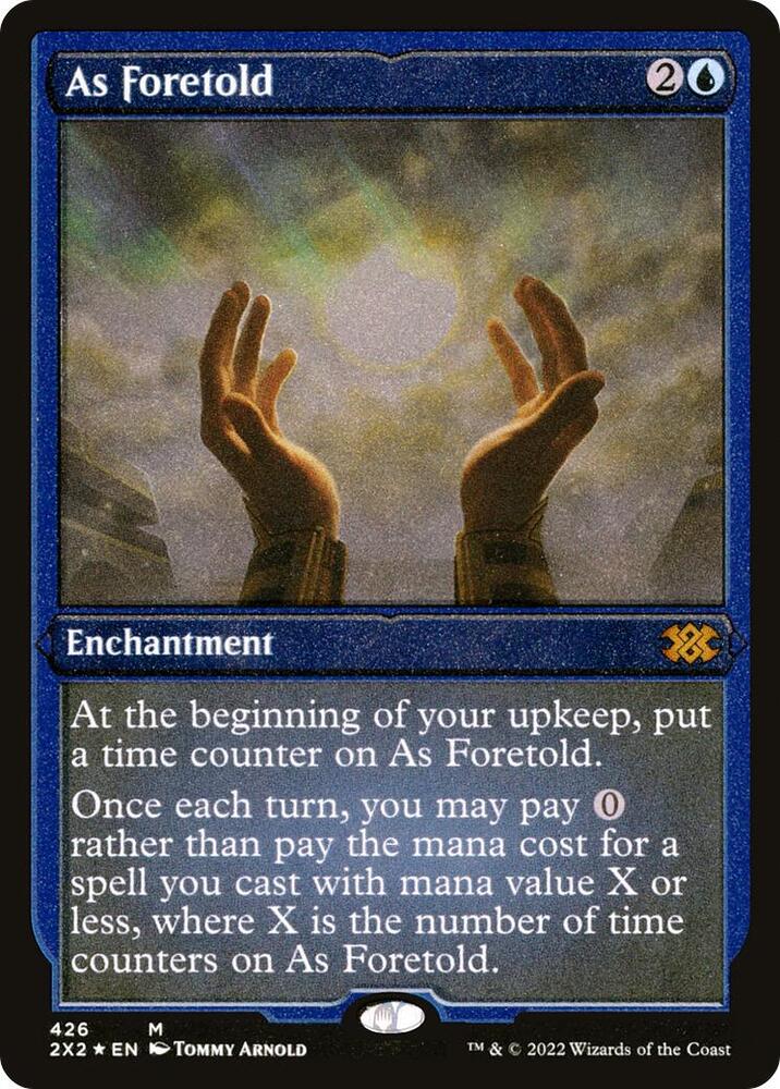 As Foretold (Foil Etched), Double Masters 2022 426