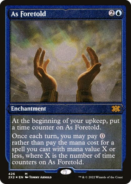 As Foretold (Foil Etched), Double Masters 2022 426