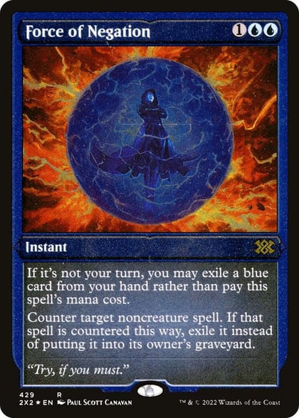 Force of Negation (Foil Etched), Double Masters 2022 429