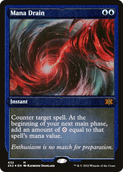 Mana Drain (Foil Etched), Double Masters 2022 432