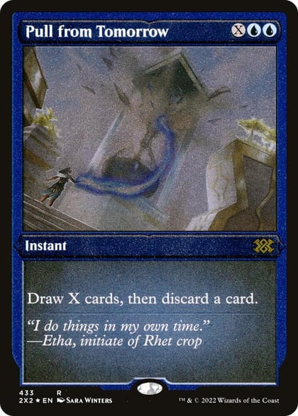 Pull from Tomorrow (Foil Etched), Double Masters 2022 433