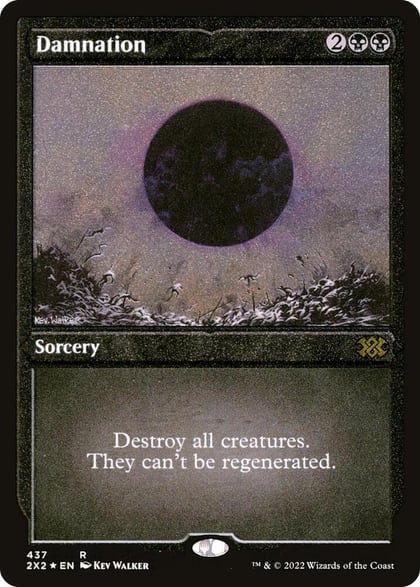 Damnation (Foil Etched), Double Masters 2022 437