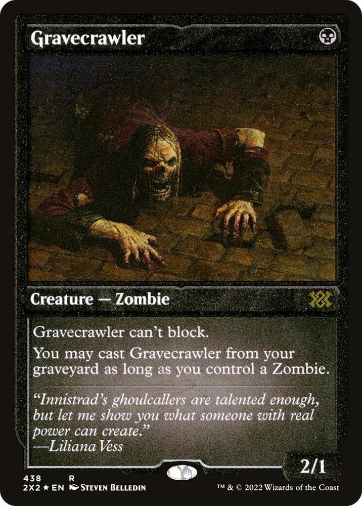 Gravecrawler (Foil Etched), Double Masters 2022 438