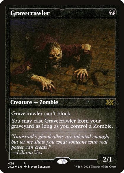 Gravecrawler (Foil Etched), Double Masters 2022 438
