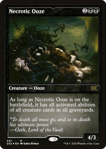 Necrotic Ooze (Foil Etched), Double Masters 2022 441