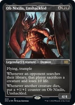 Ob Nixilis, Unshackled (Foil Etched), Double Masters 2022 442