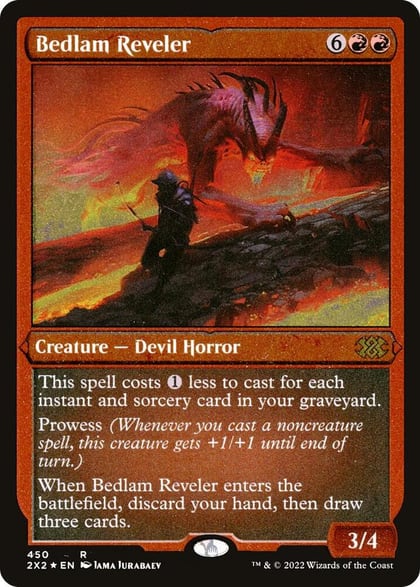 Bedlam Reveler (Foil Etched), Double Masters 2022 450