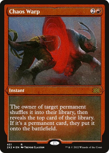 Chaos Warp (Foil Etched), Double Masters 2022 451