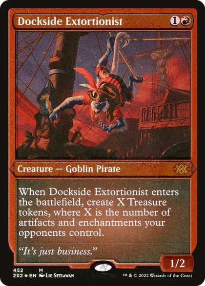 Dockside Extortionist (Foil Etched), Double Masters 2022 452