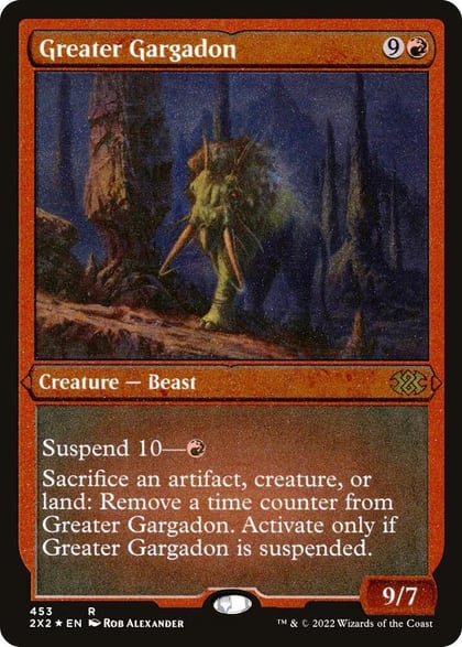 Greater Gargadon (Foil Etched), Double Masters 2022 453