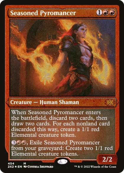Seasoned Pyromancer (Foil Etched), Double Masters 2022 454