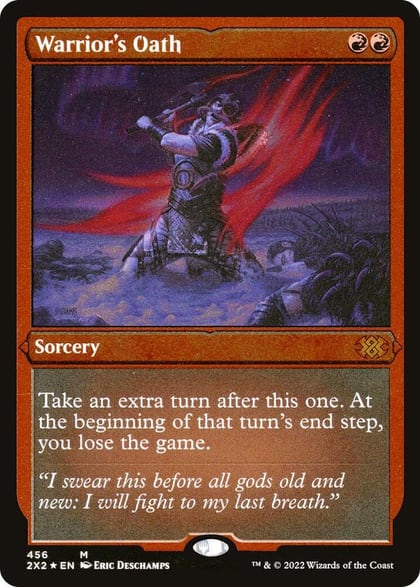 Warrior's Oath (Foil Etched), Double Masters 2022 456
