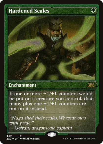 Hardened Scales (Foil Etched), Double Masters 2022 462