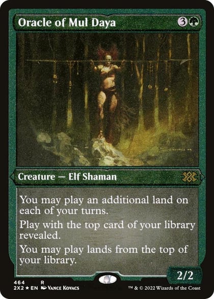 Oracle of Mul Daya (Foil Etched), Double Masters 2022 464