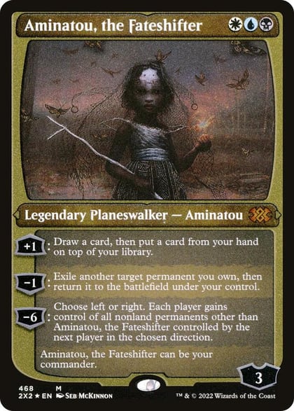 Aminatou, the Fateshifter (Foil Etched), Double Masters 2022 468