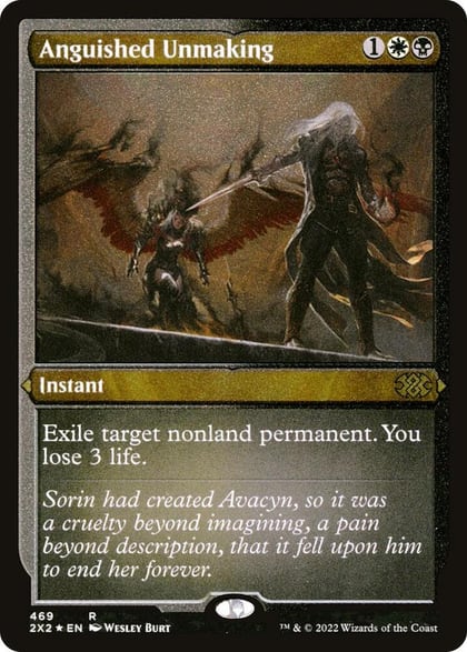 Anguished Unmaking (Foil Etched), Double Masters 2022 469