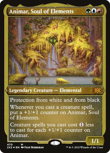 Animar, Soul of Elements (Foil Etched), Double Masters 2022 470