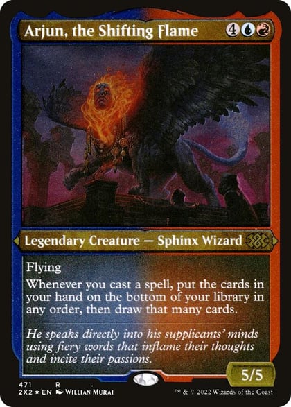Arjun, the Shifting Flame (Foil Etched), Double Masters 2022 471