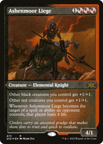 Ashenmoor Liege (Foil Etched), Double Masters 2022 473