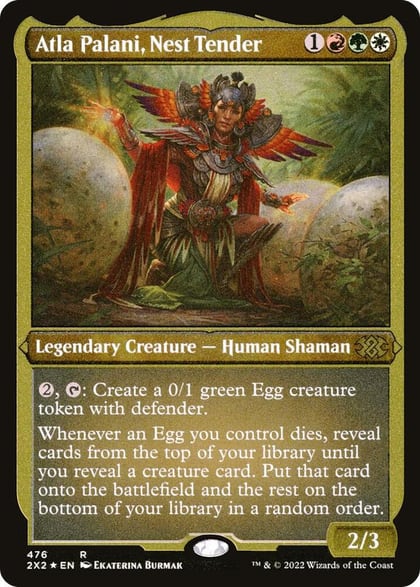 Atla Palani, Nest Tender (Foil Etched), Double Masters 2022 476
