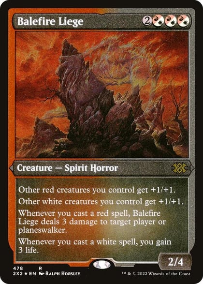 Balefire Liege (Foil Etched), Double Masters 2022 478