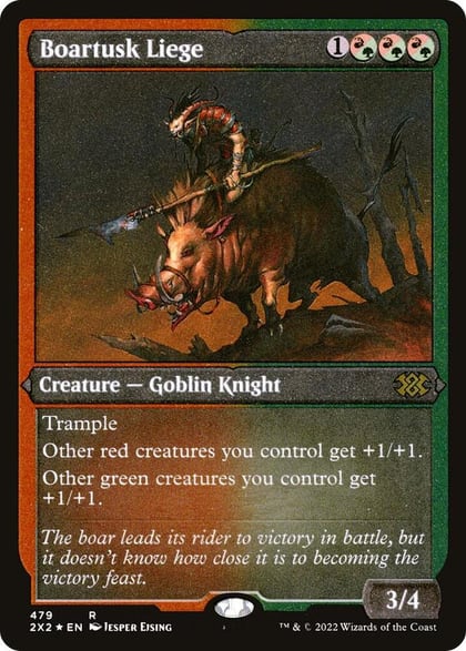 Boartusk Liege (Foil Etched), Double Masters 2022 479