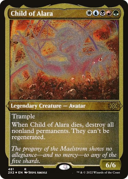 Child of Alara (Foil Etched), Double Masters 2022 481