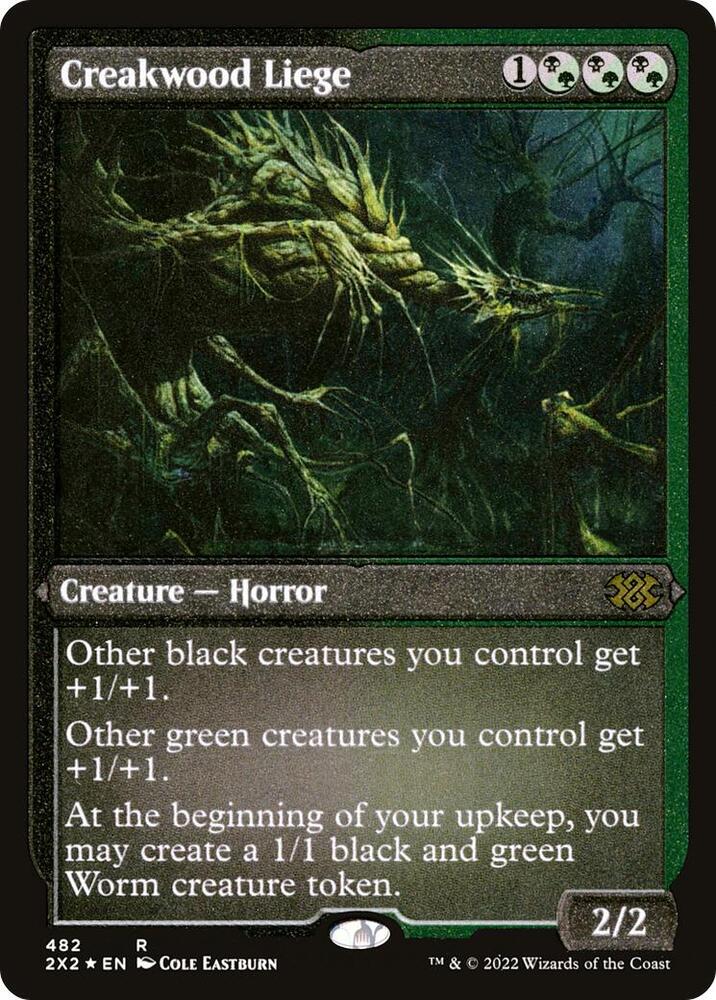 Creakwood Liege (Foil Etched), Double Masters 2022 482