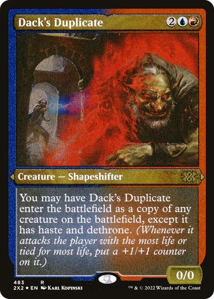 Dack's Duplicate (Foil Etched), Double Masters 2022 483