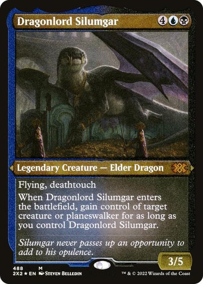 Dragonlord Silumgar (Foil Etched), Double Masters 2022 488