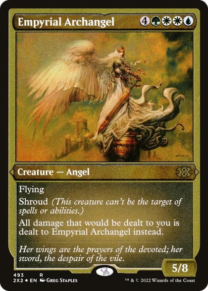 Empyrial Archangel (Foil Etched), Double Masters 2022 493